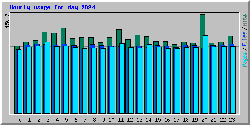 Hourly usage for May 2024